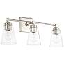 Capital Rory 23"W Polished Nickel 3-Light Vanity Bath Light