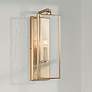 1_Capital Rylann 17 1/4" High Aged Brass Wall Sconce
