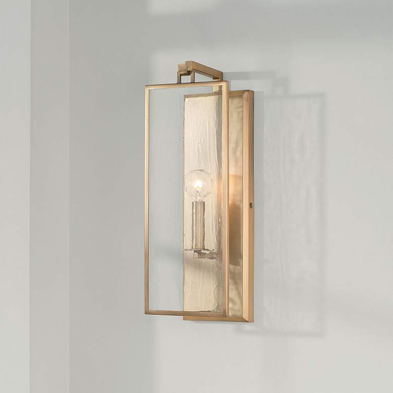 Image 3 Capital Rylann 17 1/4" High Aged Brass Wall Sconce more views