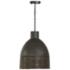 Capital Sana 15" Wide Gray Iron Dome Pendant Light