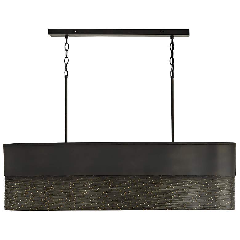 Image 1 Capital Sana 43" Wide Gray Iron Linear Pendant Light