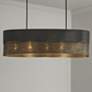 1_Capital Sana 43" Wide Gray Iron Linear Pendant Light