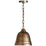 2_Capital Sedona 10" Wide Oxidized Brass Dome Mini Pendant