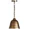 Capital Sedona 10" Wide Oxidized Brass Dome Mini Pendant