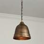 1_Capital Sedona 10" Wide Oxidized Brass Dome Mini Pendant