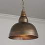 1_Capital Sedona 17" Wide Oxidized Brass Pendant Light