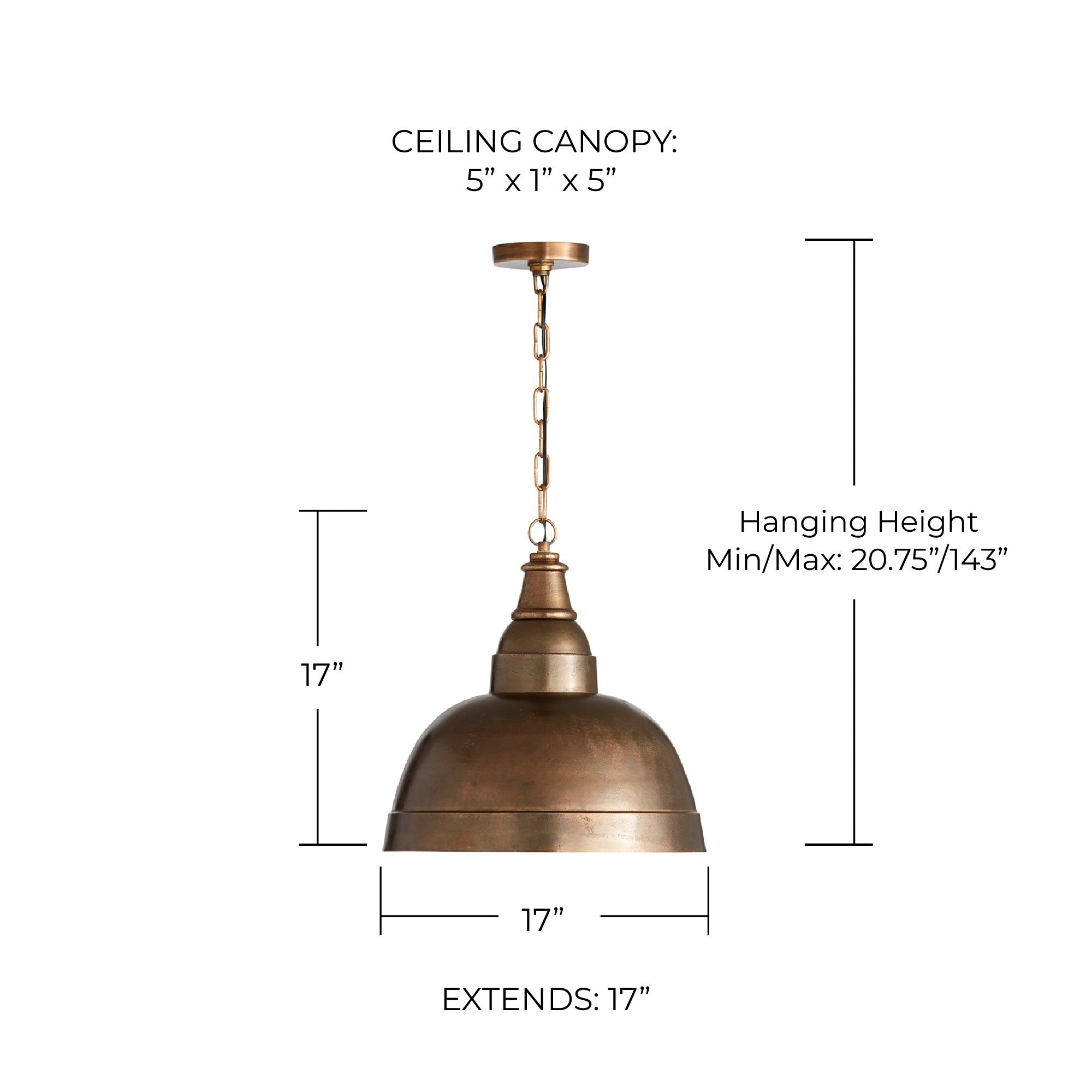 Image 7 Capital Sedona 17" Wide Oxidized Brass Pendant Light more views