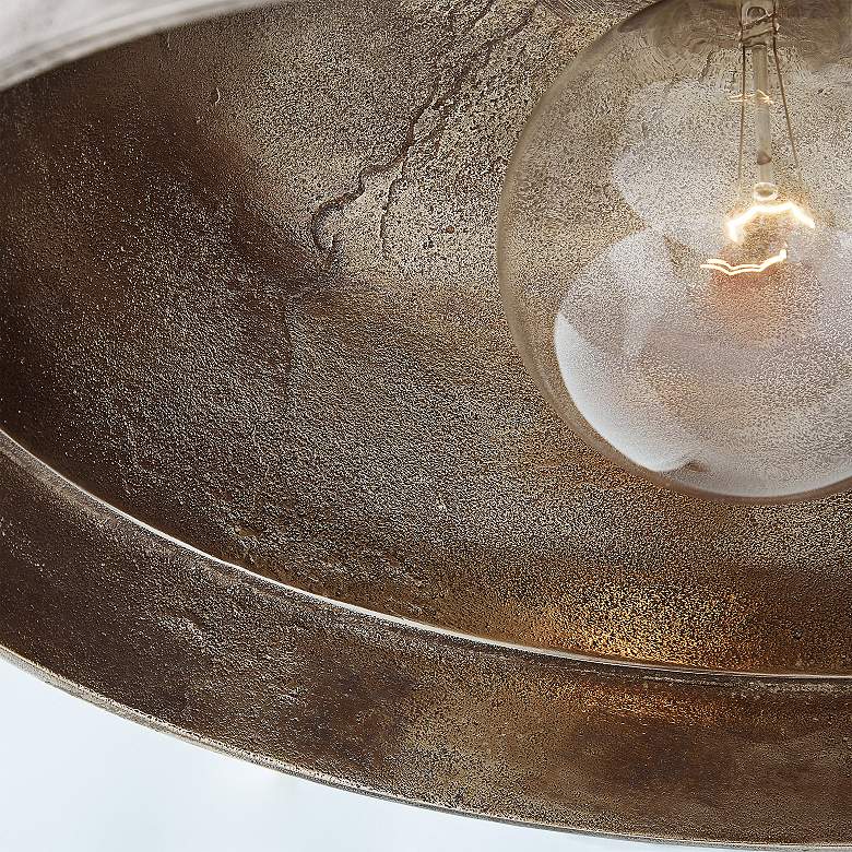 Image 4 Capital Sedona 17" Wide Oxidized Nickel Dome Pendant Light more views