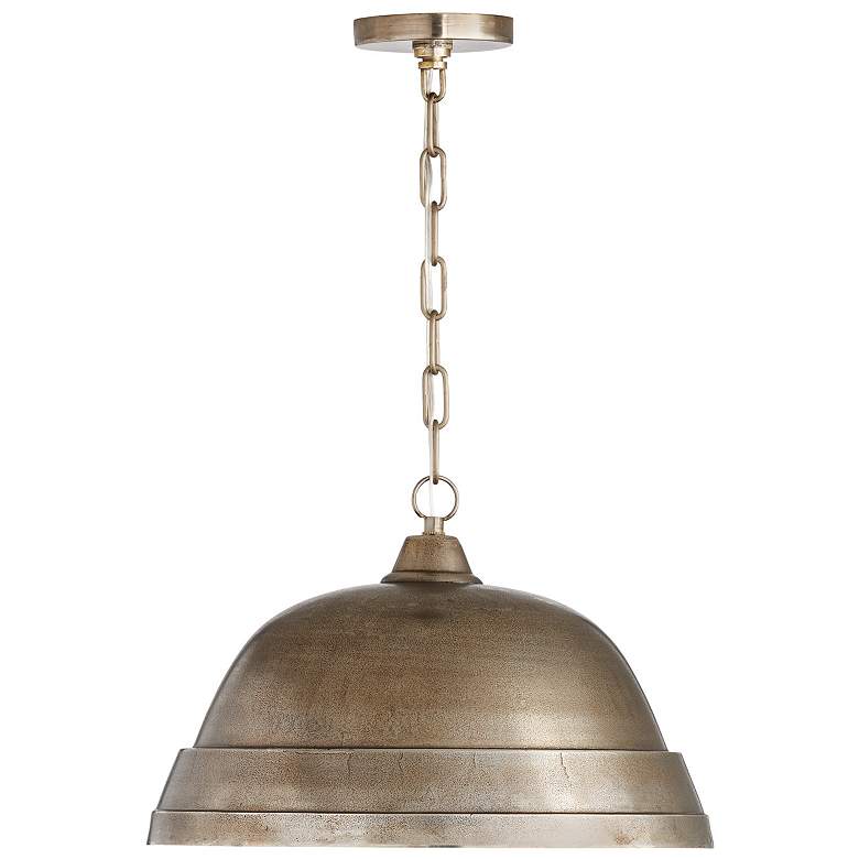 Image 2 Capital Sedona 18" Wide Oxidized Nickel Dome Pendant Light