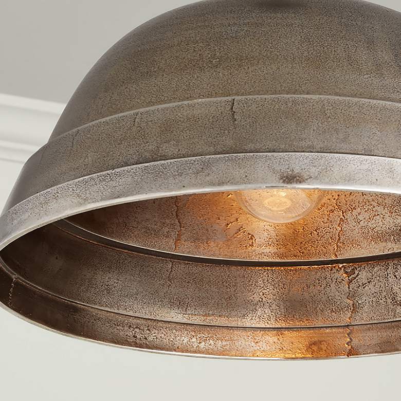 Image 3 Capital Sedona 18" Wide Oxidized Nickel Dome Pendant Light more views