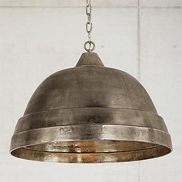 Capital Sedona 28" Wide Oxidized Nickel Dome Pendant Light