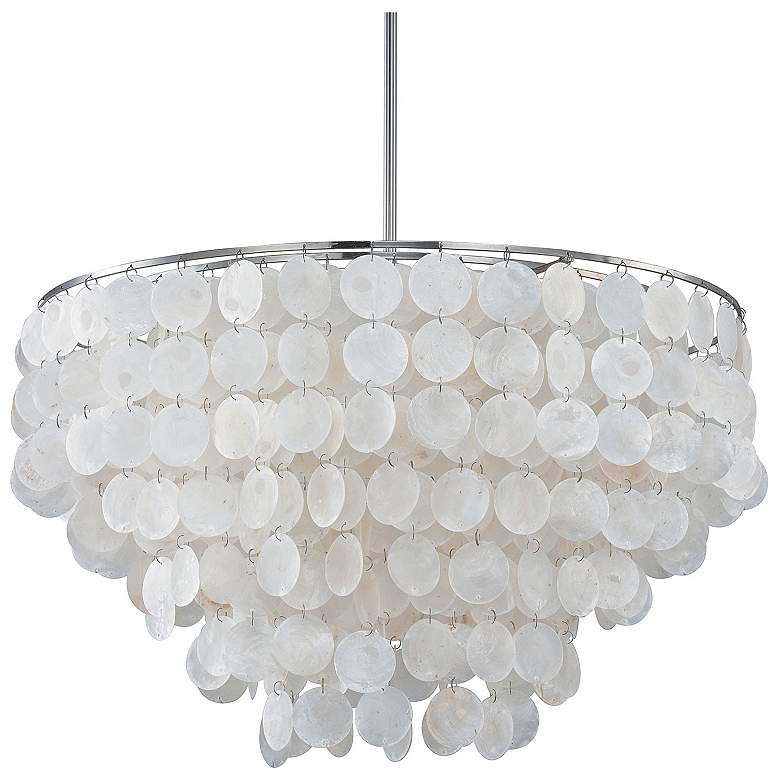Image 1 Capital Shelby 24" Wide Polished Nickel Chandelier