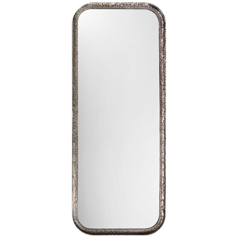 Image 1 Capital Silver Leaf 15 3/4 inch x 39 1/2 inch Wall Mirror