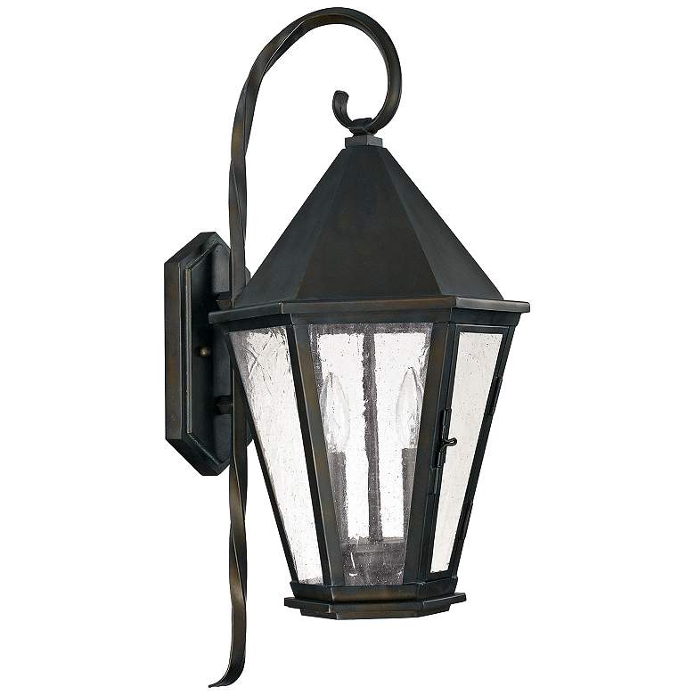 Image 1 Capital Spencer 25 inch High Old Bronze Outdoor Wall Light