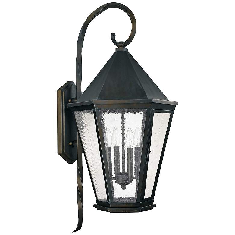 Image 1 Capital Spencer 35 1/2 inchH Old Bronze Outdoor Wall Light