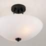 3_Capital Steward 15 1/2" Wide Matte Black Ceiling Light more views