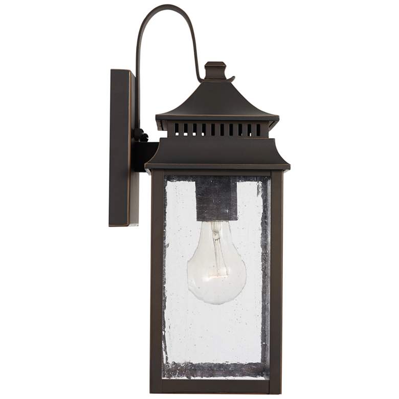 Image 4 Capital Sutter Creek 15"H Oiled Bronze Outdoor Wall Light more views