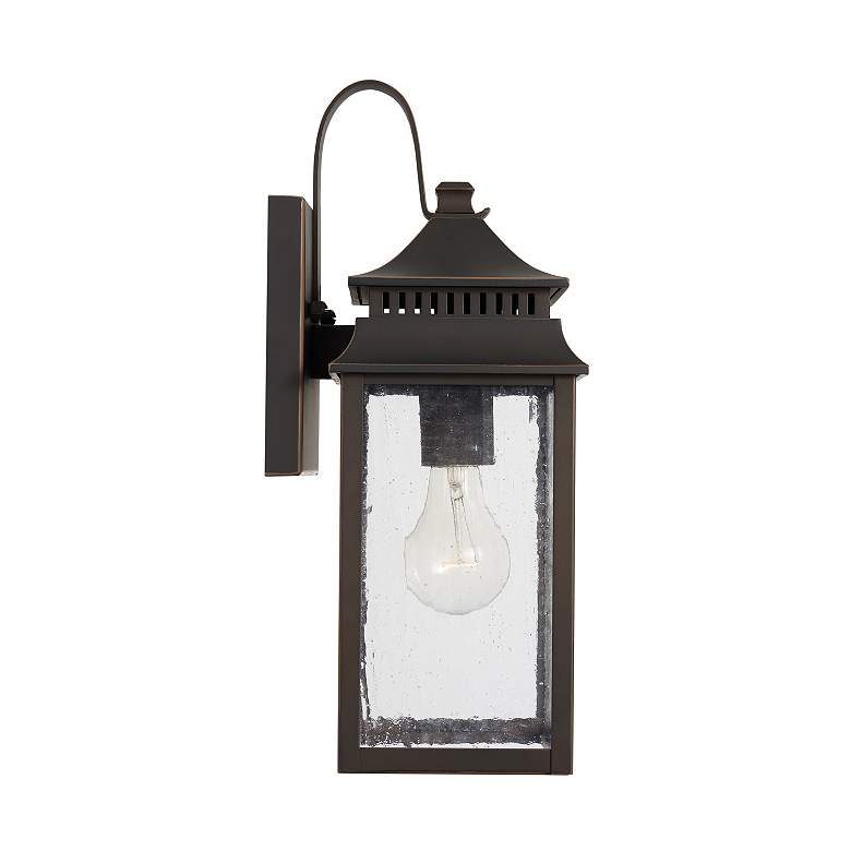 Image 5 Capital Sutter Creek 15"H Oiled Bronze Outdoor Wall Light more views