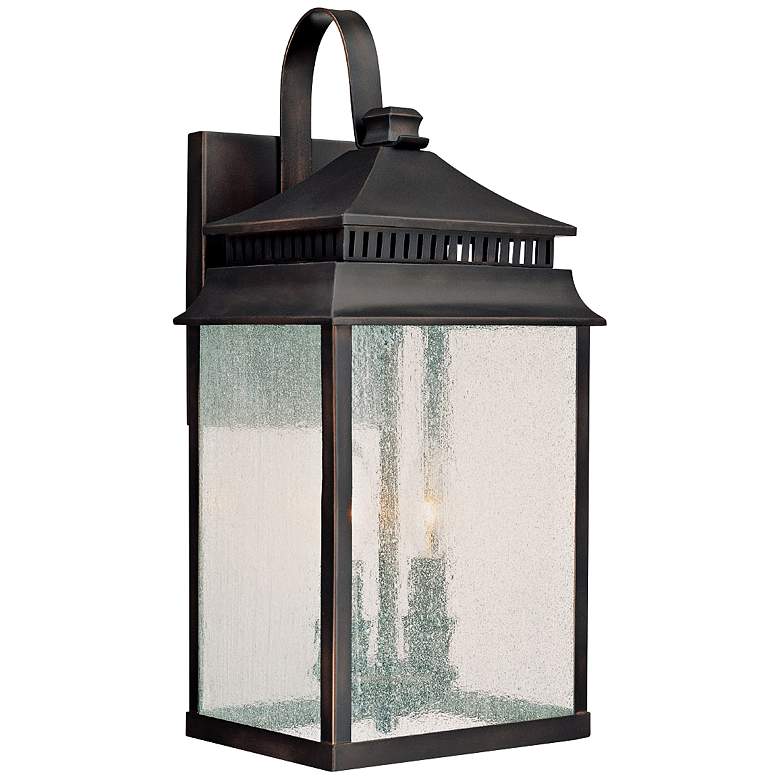 Image 1 Capital Sutter Creek 18 1/4"H Bronze Outdoor Wall Light