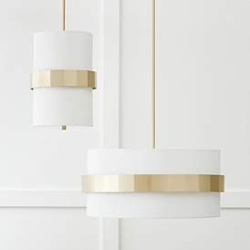 Image5 of Capital Sutton 12 1/4" Wide Soft Gold Pendant Light more views