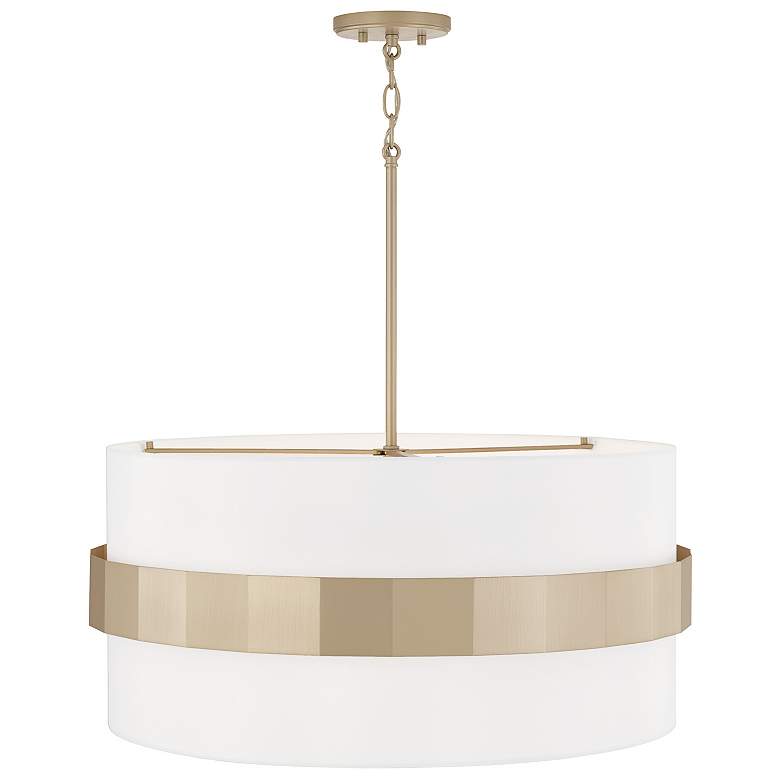 Image 4 Capital Sutton 26" Wide Soft Gold Drum Pendant Light more views