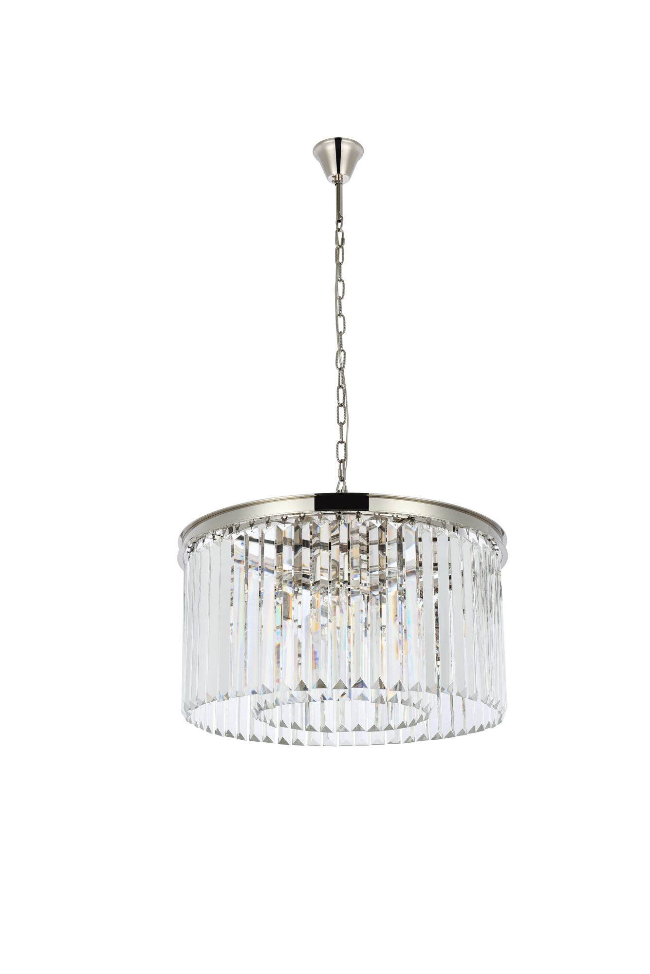 Capital Sydney 26" Wide Polished Nickel 8-Light Chandelier in scene