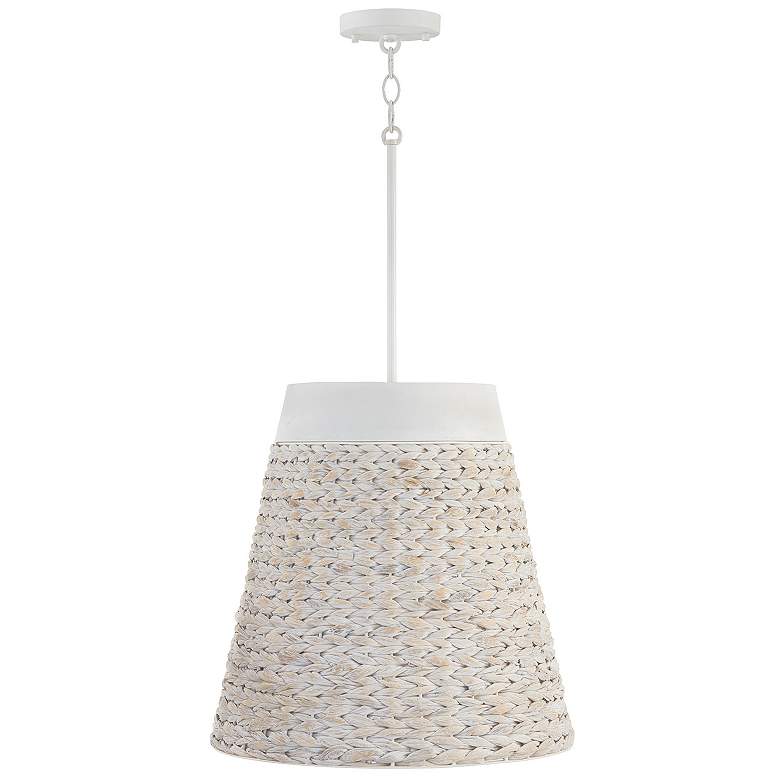 Image 2 Capital Tallulah 18" Wide Chalk Wash Pendant Light