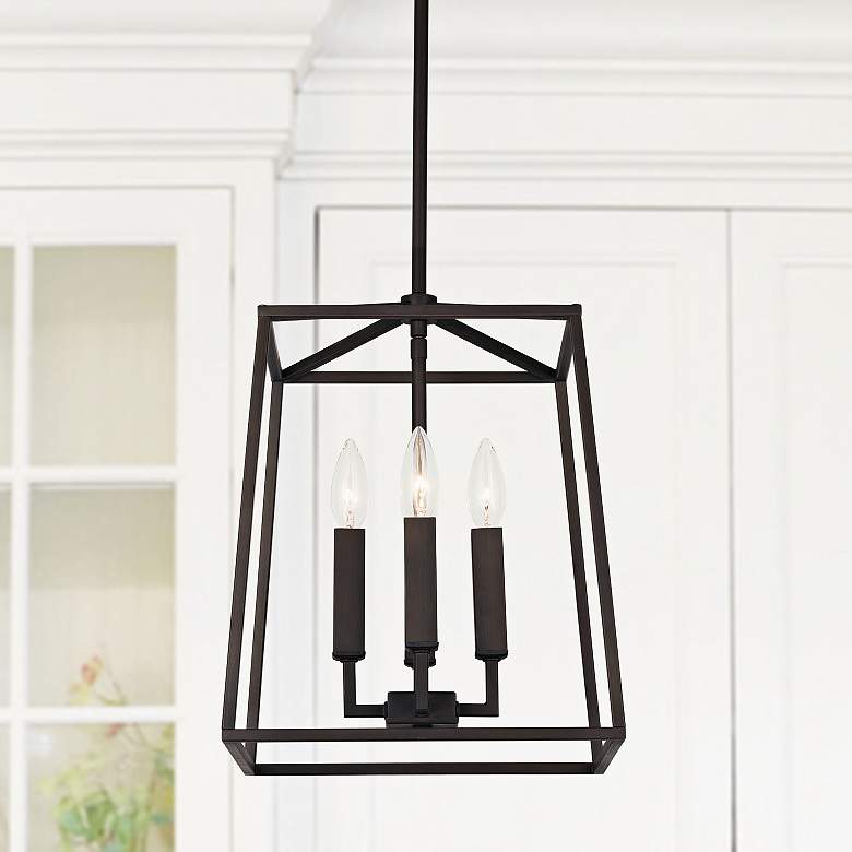Image 1 Capital Thea 12" Wide Oil-Rubbed Bronze 4-Light Foyer Pendant
