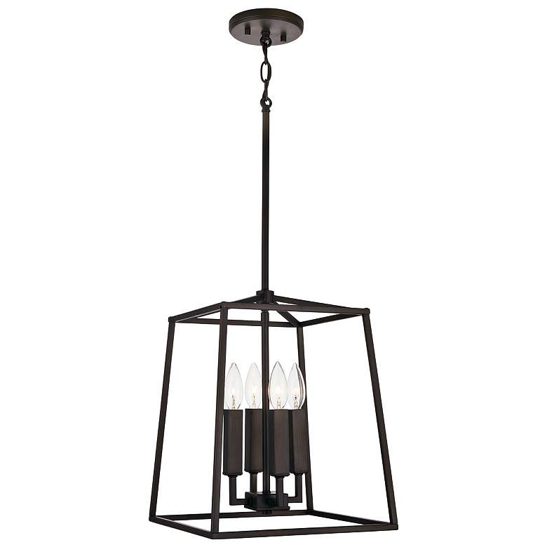 Image 4 Capital Thea 12" Wide Oil-Rubbed Bronze 4-Light Foyer Pendant more views