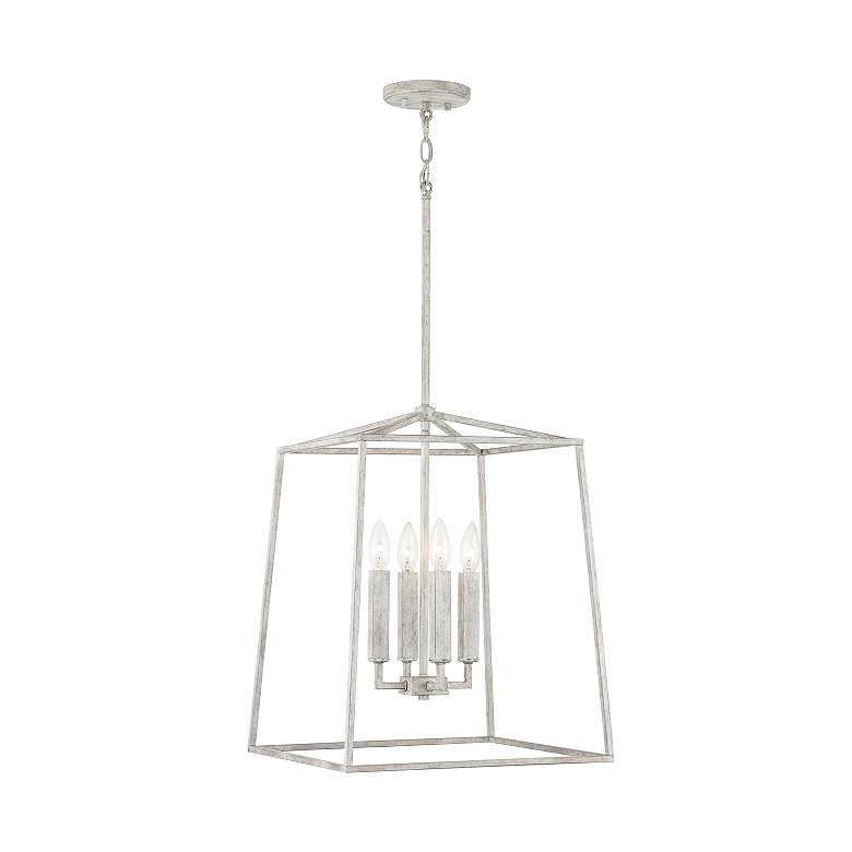 Image 4 Capital Thea 16" Wide Mystic Sand 4-Light Foyer Pendant more views