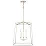 2_Capital Thea 16" Wide Polished Nickel 4-Light Foyer Pendant