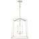 Capital Thea 16" Wide Polished Nickel 4-Light Foyer Pendant