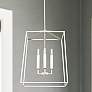 1_Capital Thea 16" Wide Polished Nickel 4-Light Foyer Pendant