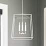 3_Capital Thea 16" Wide Polished Nickel 4-Light Foyer Pendant more views