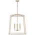Capital Thea 22" Wide Aged Brass 4-Light Foyer Pendant