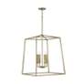 4_Capital Thea 22" Wide Aged Brass 4-Light Foyer Pendant more views