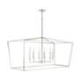 4_Capital Thea 42"W Polished Nickel 6-Light Linear Chandelier more views