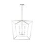 5_Capital Thea 42"W Polished Nickel 6-Light Linear Chandelier more views