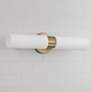 Thumbnail3 of Capital Theo 20 1/2" High Aged Brass 2-Light Wall Sconce more views