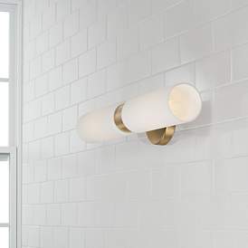 Image5 of Capital Theo 20 1/2" High Aged Brass 2-Light Wall Sconce more views