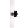 2_Capital Theo 20 1/2" High Matte Black 2-Light Wall Sconce