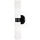 Capital Theo 20 1/2" High Matte Black 2-Light Wall Sconce