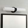 1_Capital Theo 20 1/2" High Matte Black 2-Light Wall Sconce
