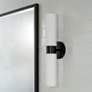 4_Capital Theo 20 1/2" High Matte Black 2-Light Wall Sconce more views