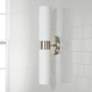 1_Capital Theo Dual 20 1/2" High Brushed Nickel Wall Sconce