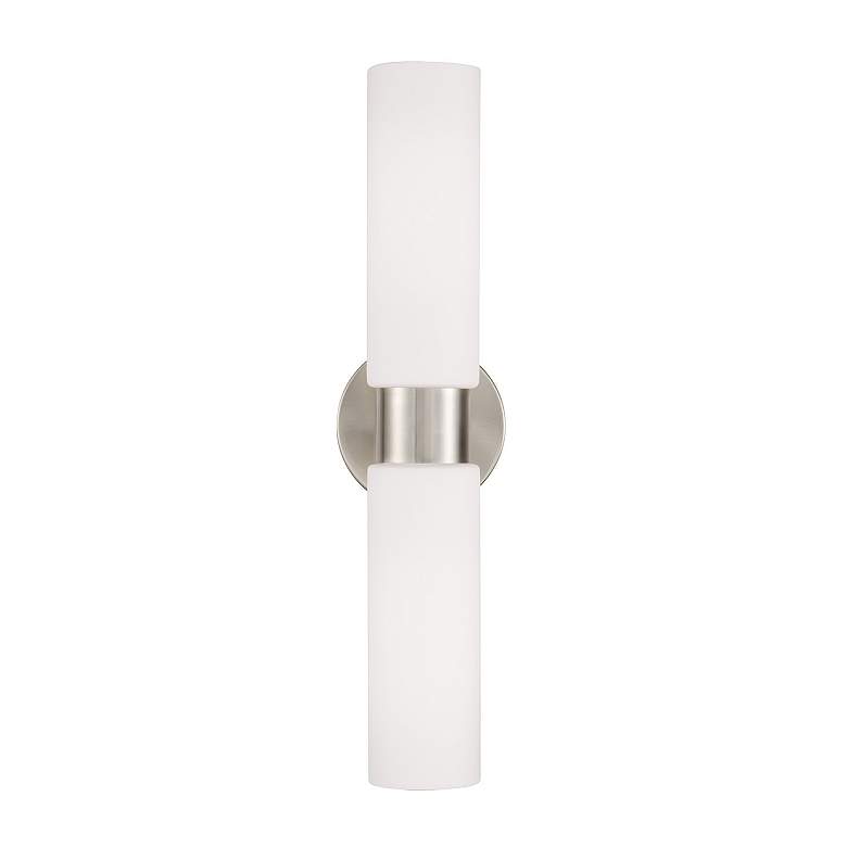 Image 4 Capital Theo Dual 20 1/2" High Brushed Nickel Wall Sconce more views