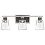 1_Capital Tux 23" Wide Black Tie 3-Light Bath Light