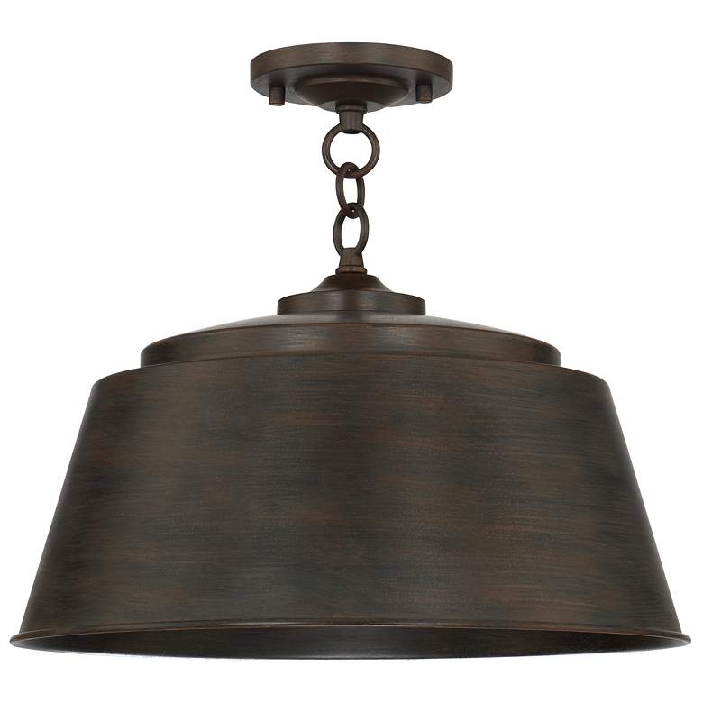 Image 1 Capital Tybee 16" Wide Nordic Gray Pendant Light