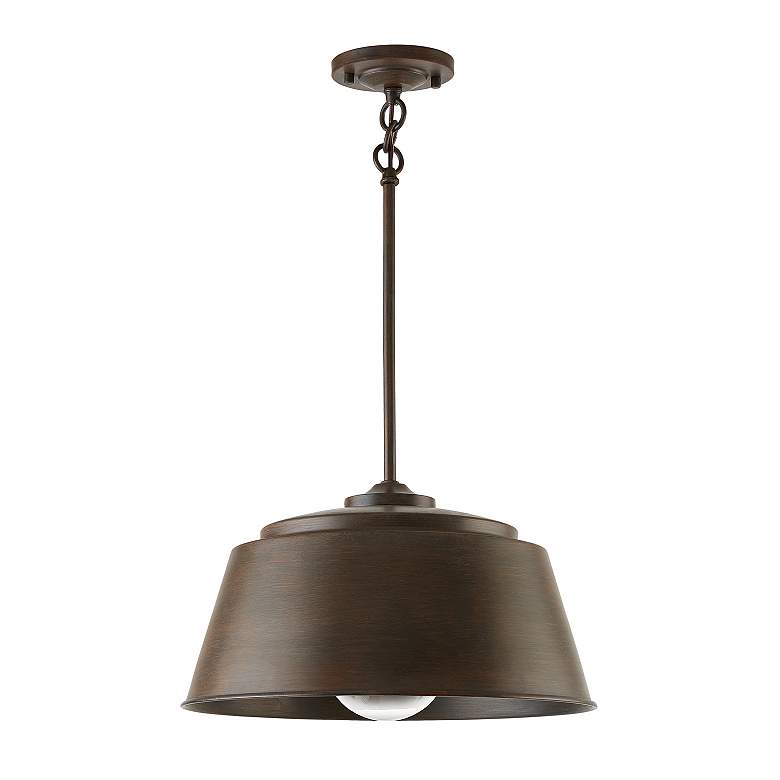 Image 2 Capital Tybee 16" Wide Nordic Gray Pendant Light more views