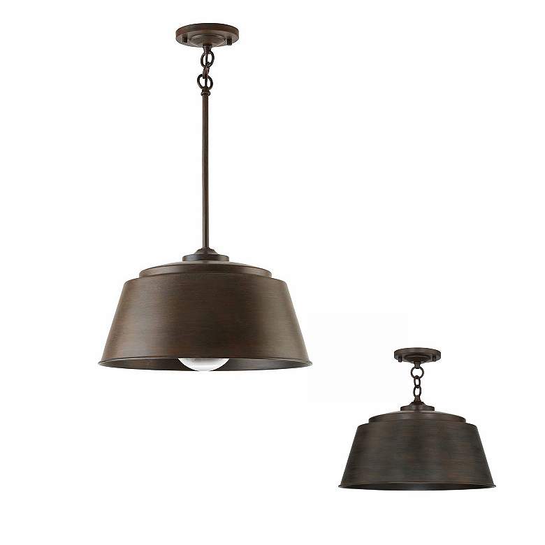 Image 6 Capital Tybee 16" Wide Nordic Gray Pendant Light more views